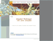 Tablet Screenshot of alasdairmcgregor.com.au